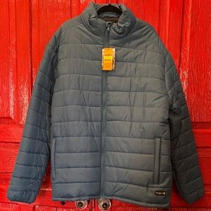 Men's Stylish Teal Puffer Jacket